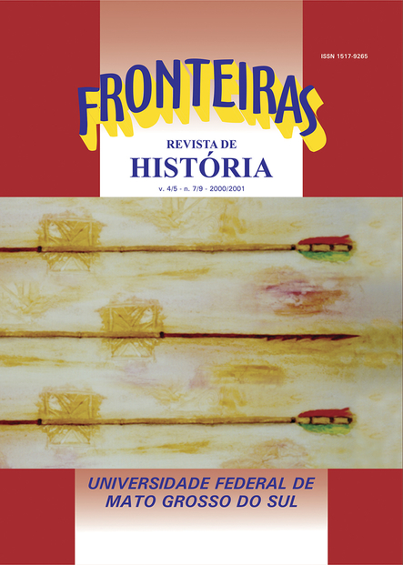 					Visualizar v. 4 n. 7-9 (2000): Fronteiras: Revista de História
				
