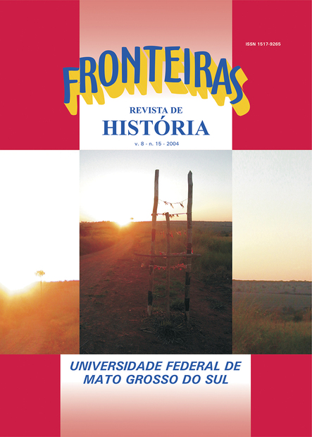 					Visualizar v. 8 n. 15 (2004): Fronteiras: Revista de História
				